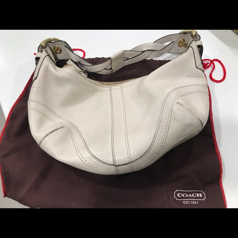Coach leather bag